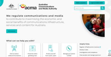 Australian Communications and Media Authority: ACMA official website