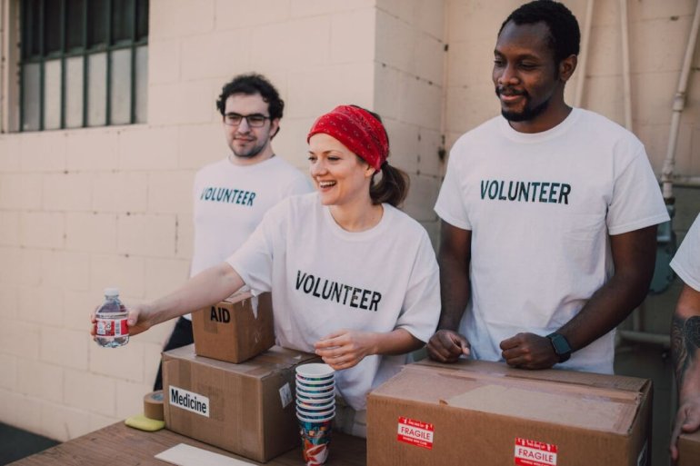 Volunteers in gambling charity