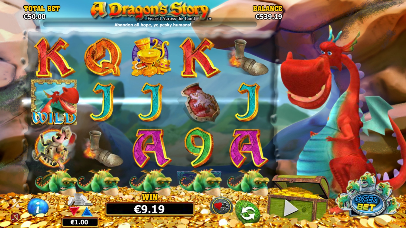 a dragon's story slot