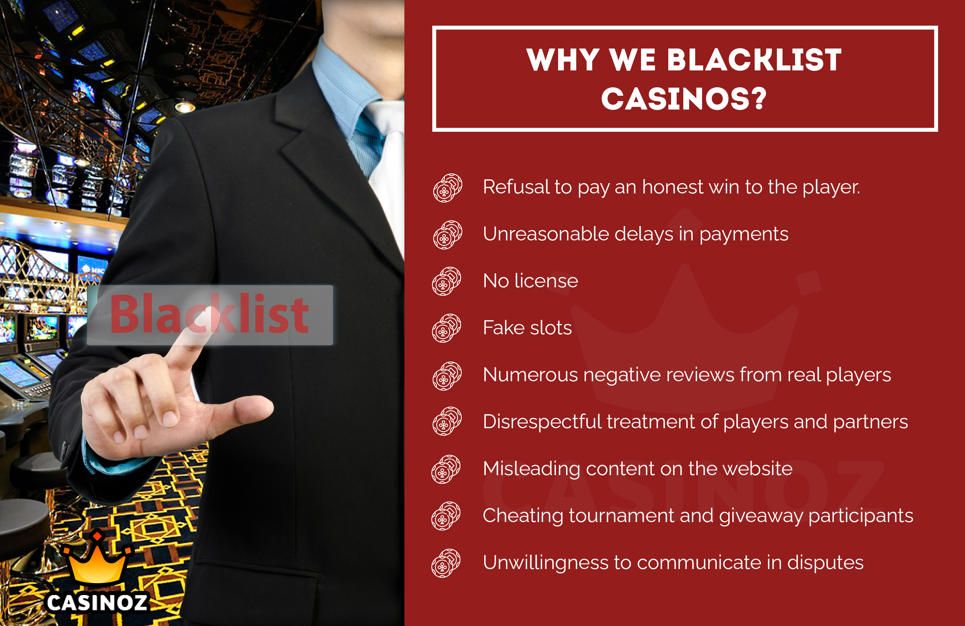 ive been blacklisted from online casino